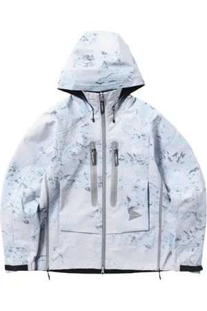and wander Veste imperméable Shield à imprimé