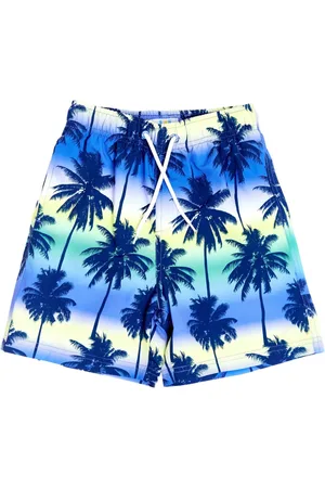 SOLISWIM KIDS Short de bain à imprimé palmier