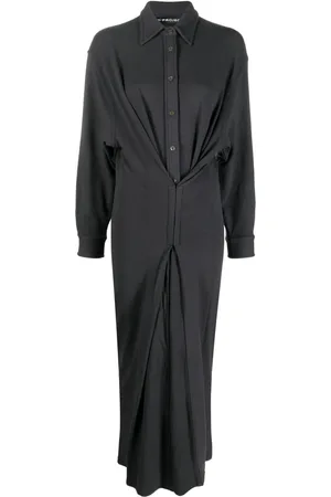 Y / PROJECT Robe-chemise à coupe mi-longue