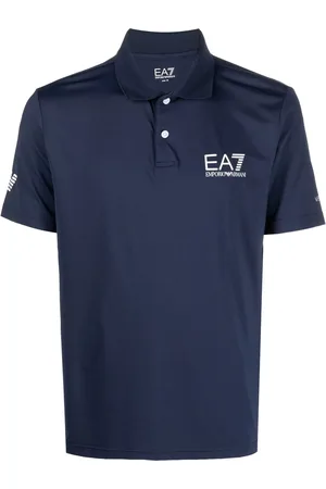 EA7 Polo à logo imprimé