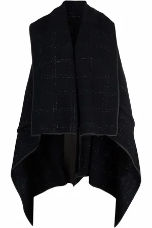 Comme des Garçons Manteau-cape à motif tartan (années 1990)