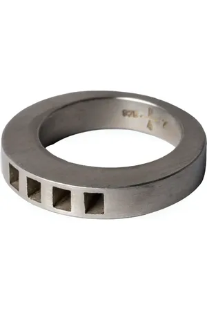 PARTS OF FOUR Bague Crescent à découpes