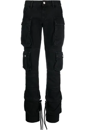 The Attico Jean droit à taille mi-haute
