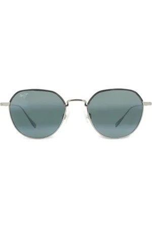 Maui Jim Lunettes de soleil Jack rondes en métal