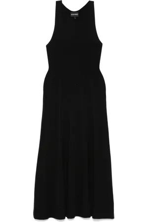 Emporio Armani Robe mi-longue à col v