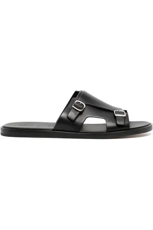 santoni Sandales en cuir à boucles