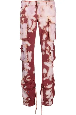 The Attico Pantalon cargo Essie à motif tie dye