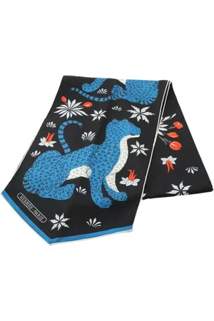 Hermès Foulard Maxi Les Leopards Twilly (années 2010)