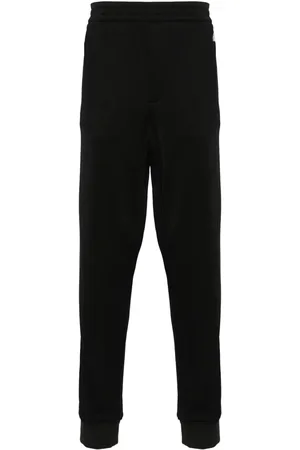 Alexander McQueen Pantalon de jogging à logo brodé