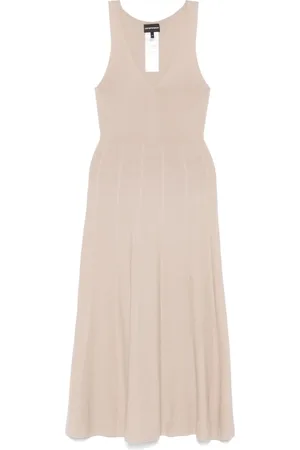 Emporio Armani Robe mi-longue à col v