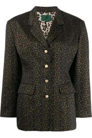 Jean Paul Gaultier Blazer à fleurs