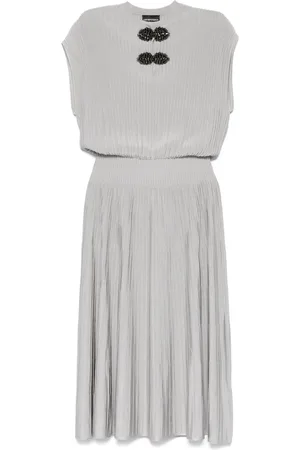Emporio Armani Robe courte à ornements
