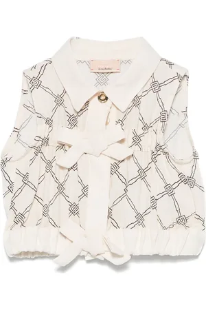 Elisabetta Franchi T-shirt à logo monogrammé