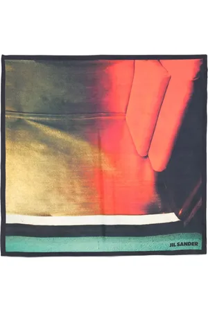 Jil Sander Foulard à imprimé géométrique