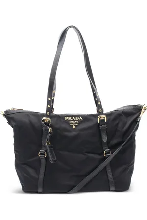 Prada Sac porté épaule en tissu (années 2000)