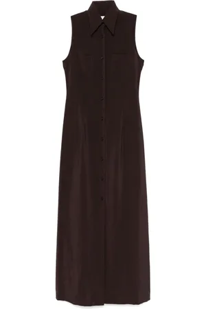 ALYSI Robe-chemise à coupe longue