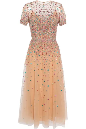 Elie saab Robe mi-longue à ornements de perles