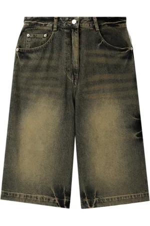 JUUN.J Short en jean à effet délavé