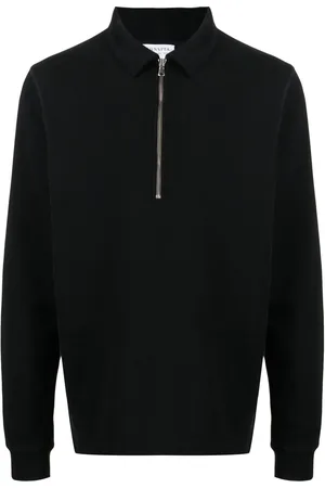 Sunspel Sweat à col polo zippé