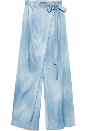 ERMANNO SCERVINO Pantalon palazzo en satin