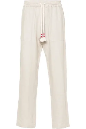 MC2 SAINT BARTH Pantalon en lin à coupe droite
