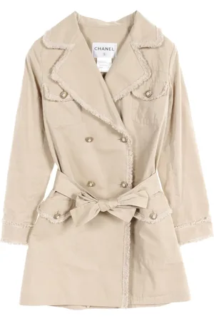 CHANEL Trench à bords en tweed (années 2010)