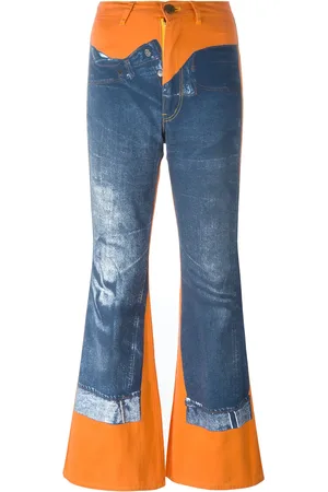 Jean Paul Gaultier Pantalon évasé trompe l