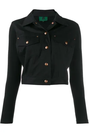 Jean Paul Gaultier Veste crop en jean