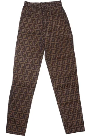 Fendi Pantalon à motif Zucca