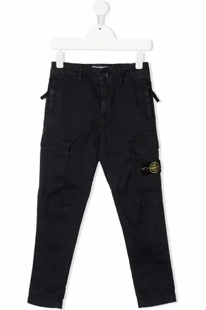 Stone Island Pantalon à patch logo