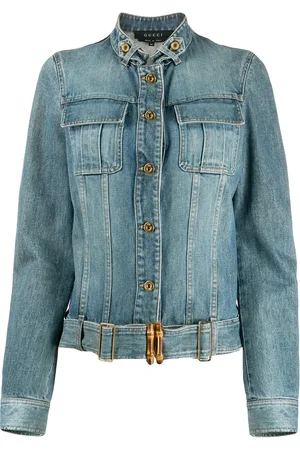 Gucci Veste crop en jean