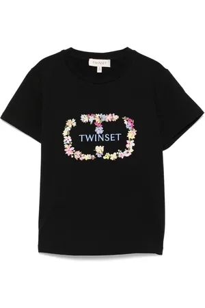 Twin-Set T-shirt à logo brodé