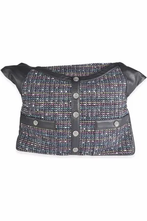 CHANEL Sac porté épaule Tweed Girl