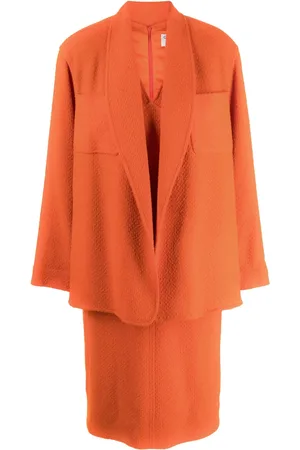 CHANEL Costume à fini bouclé (années 1990-2000)