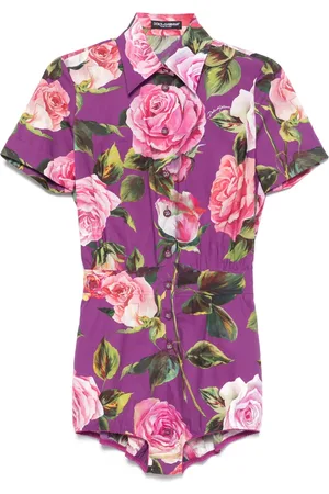 Dolce & Gabbana Combinaison à fleurs