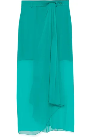 Alberta Ferretti Jupe à design drapé