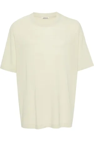Auralee T-shirt en laine à manches courtes