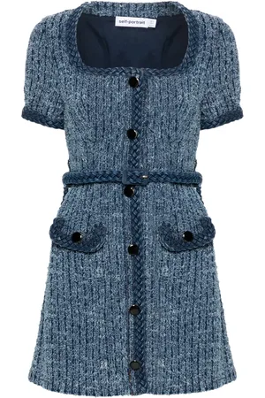 Self-Portrait Robe courte en jean