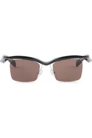 Prada Lunettes de soleil géométriques Runway
