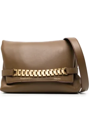 Victoria Beckham Pochette en cuir à anse en chaîne