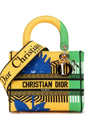 Dior Sac à main Flower Pop Lady D Lite médium en toile brodée (2022)