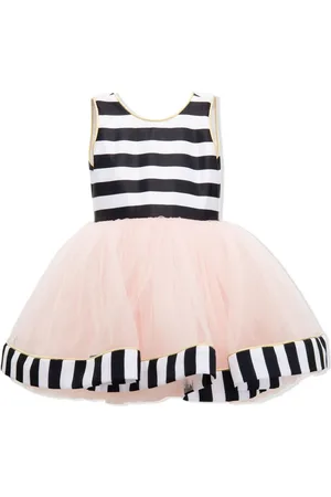 Tulleen Robe en tulle à rayures