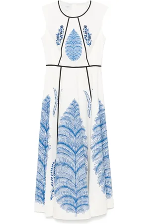 Giambattista Valli Robe mi-longue à fleurs