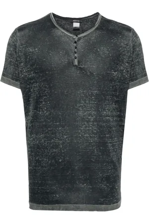 AVANT TOI Chemise en lin à imprimé abstrait