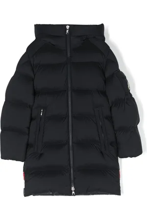 Moncler Manteau matelassé à logo appliqué