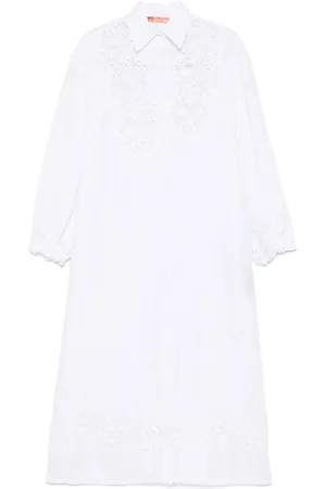 ERMANNO SCERVINO Robe-chemise à détails en dentelle