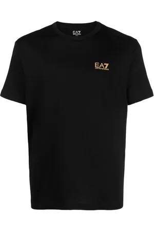 EA7 T-shirt en coton à logo imprimé