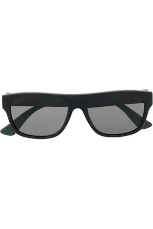 Gucci Lunettes de soleil à monture rectangulaire