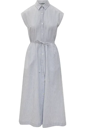 Woolrich Robe en coton à coupe mi-longue