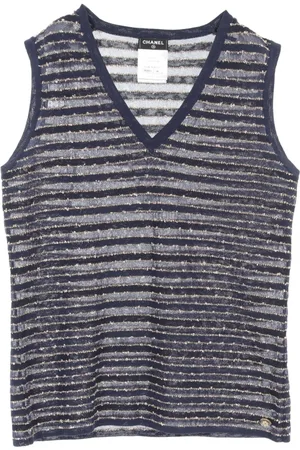 CHANEL Débardeur Rame Stripes (années 1986-1988)